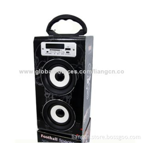 Portable Stereo Sound Outdoor Wooden Speaker with Bluetooth Optional